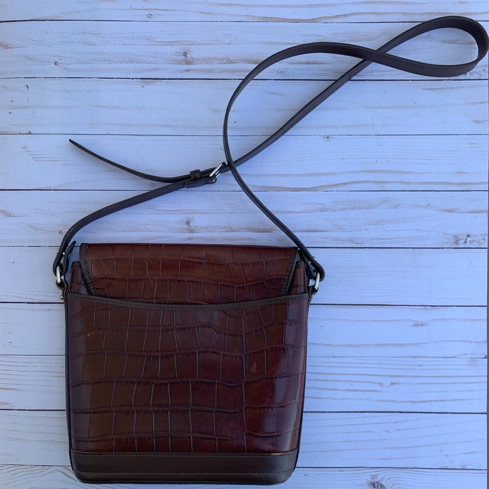 Dooney & Bourke brown leather cross body - Picture 3 of 8
